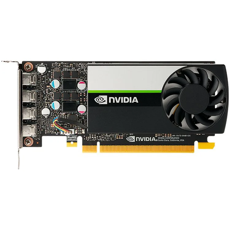 PNY NVIDIA T1000 4GB LowProfile, PCI-Express 3.0 x16, LP, 4 GB GDDR6 128-bit, 4x Mini DP 1.4, 1x LP bracket - slika 3