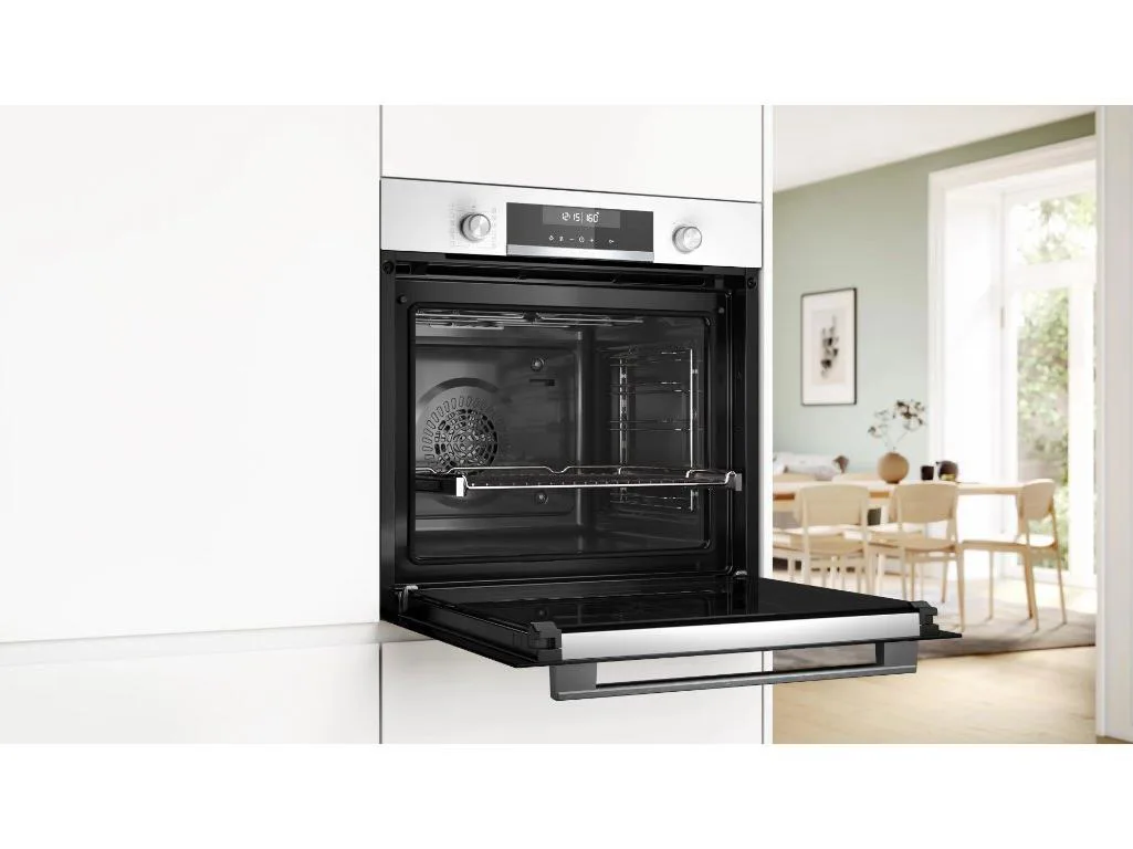 BOSCH pećnica Serie 6| Bijela A, PIROLIZA, AutoPilot 30,71L,AirFry, Teleskopska vodilica, 10 progra - slika 2