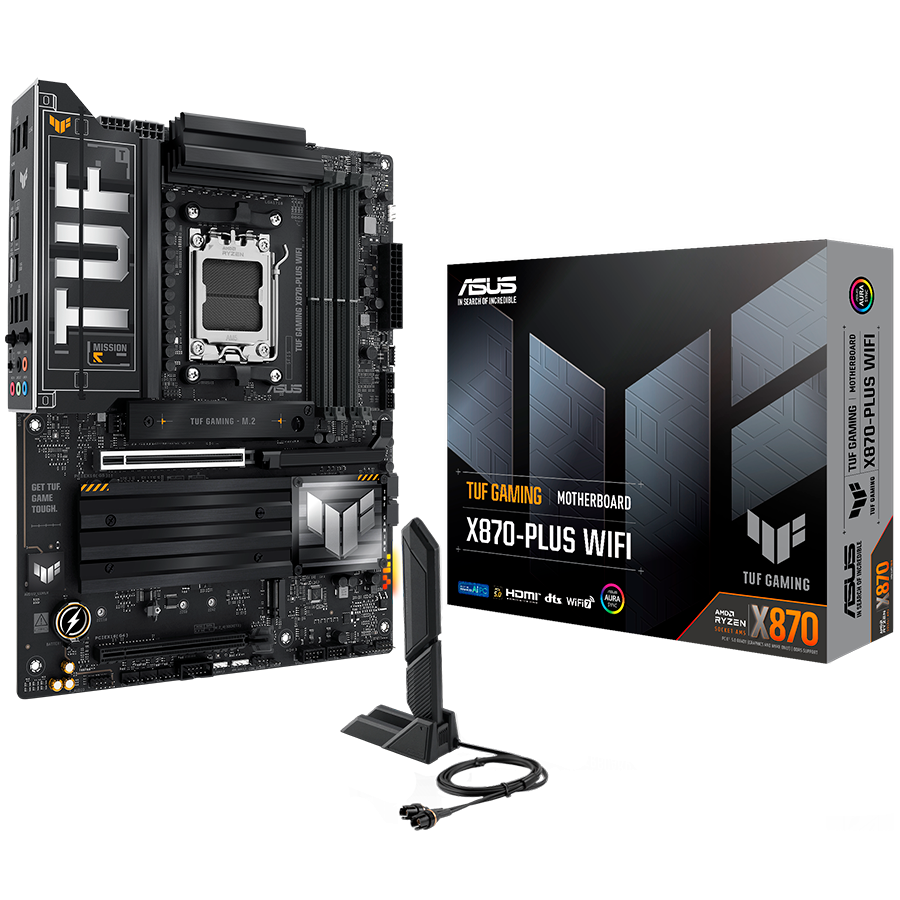 ASUS MB TUF GAMING X870-PLUS WWIFI, X870, AM5; 4xDDR54x M.2; 2x SATA,HDMI,10x USB, RAID,ATX - slika 5