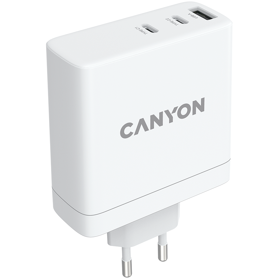 CANYON H-140-01, Wall charger with 1USB-A, 2 USB-C. Input:100-240V~50/60Hz, 2.0A Max. USB-A Output: 5V /9V /12V/20V /28V Max Output Current:5.0A max - slika 3