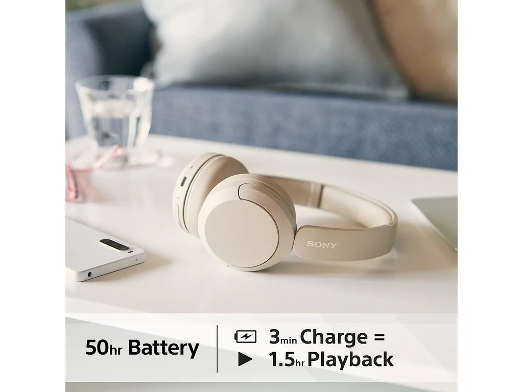 Sony bežične slušalice CH520baterija do 50h, brzo punjnje3 min za 1,5h; mikrofon; BT x2 - slika 6