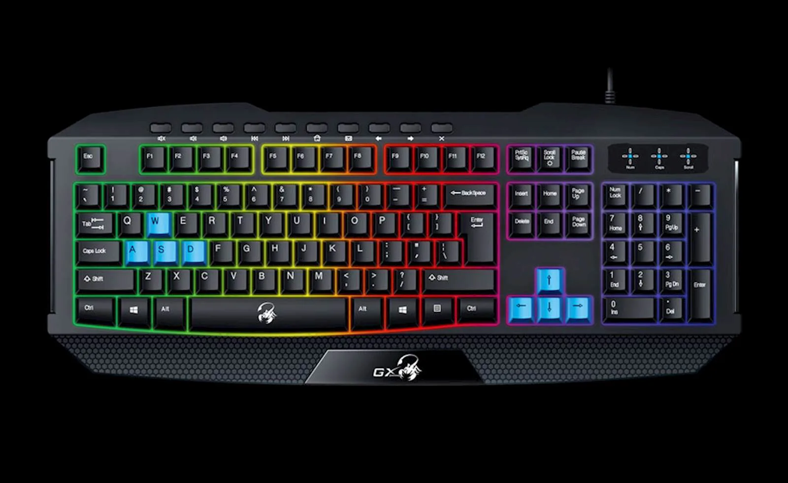 TASTATURA GENIUS SCORPION K215, USB, GAMING - slika 2