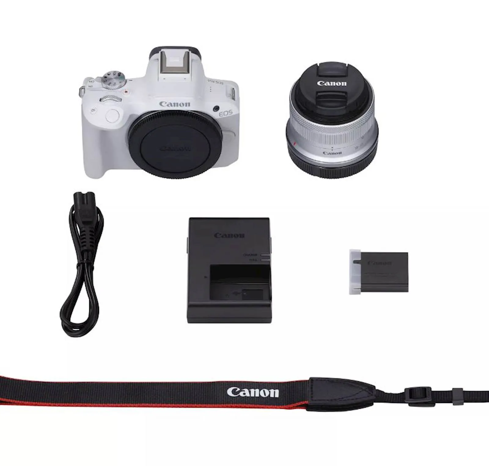 Fotoaparat CANON R50 + RFS18-45 WH - slika 2