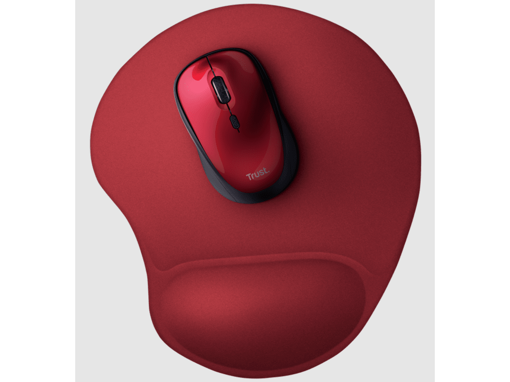Trust Big-Foot podloga za miš,ergonomska, crvena boja - slika 2
