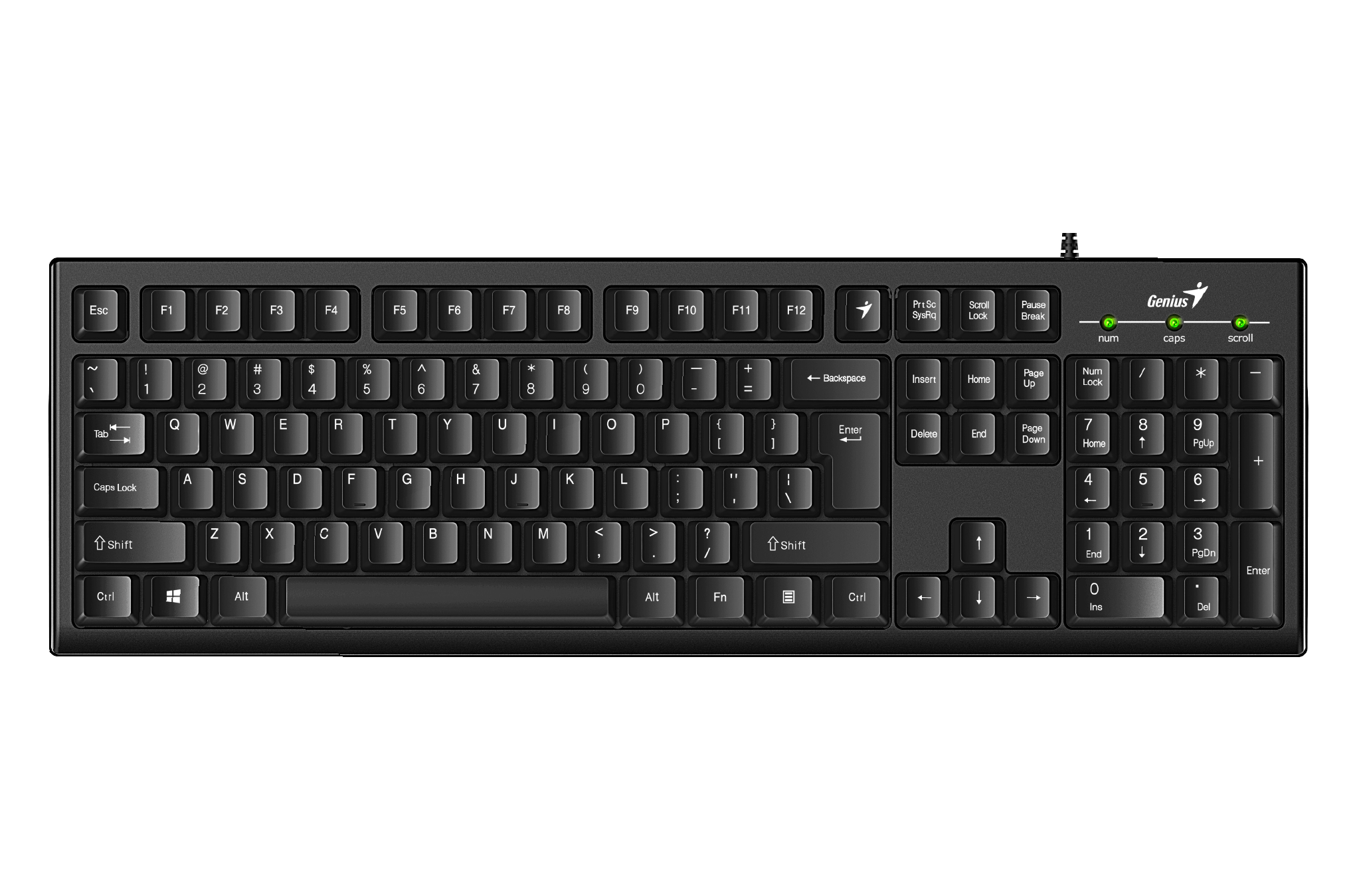 Tastatura Genius Smart KB-100 USB - slika 2