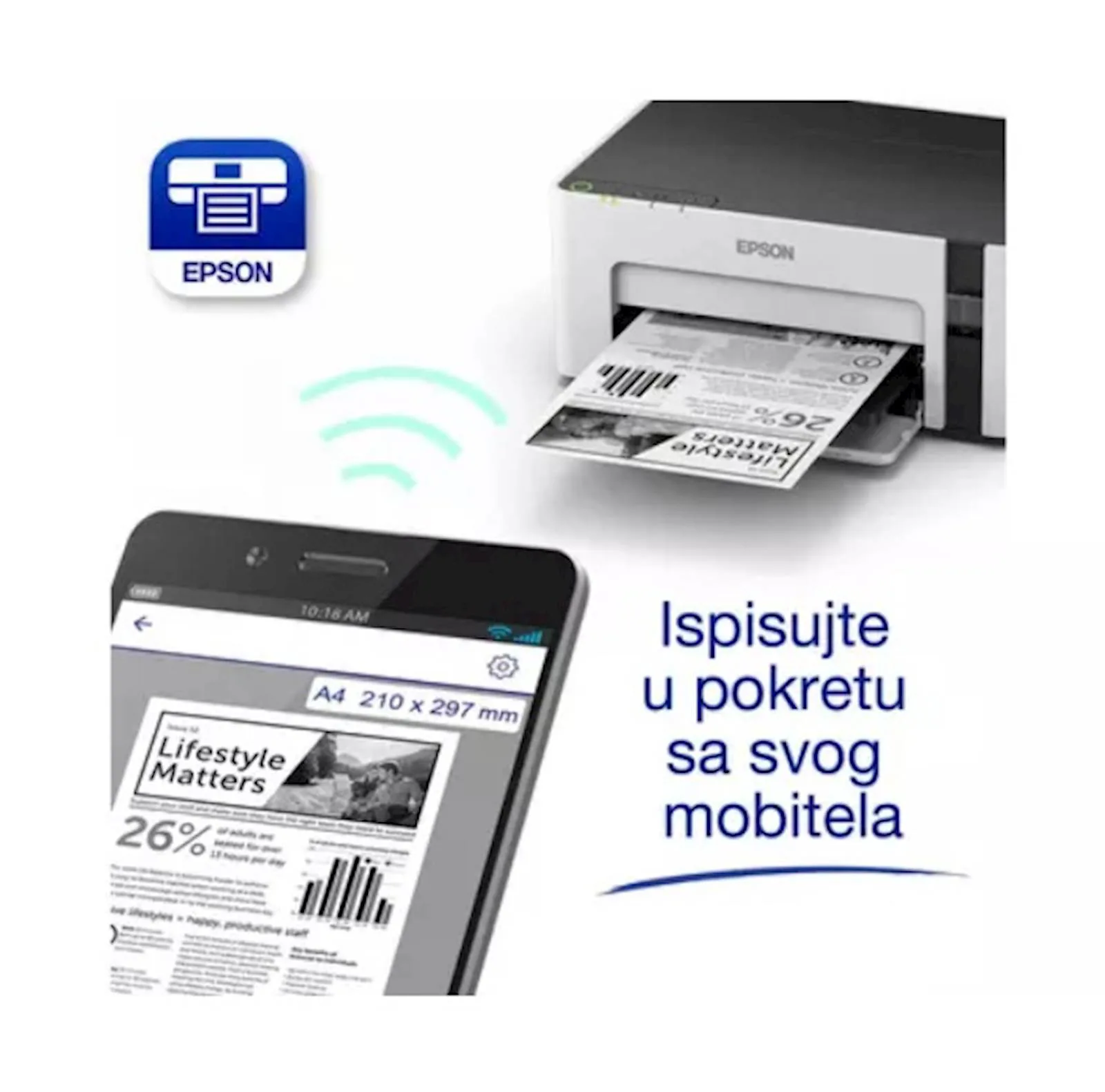 Printer Epson EcoTank M1120 - slika 4