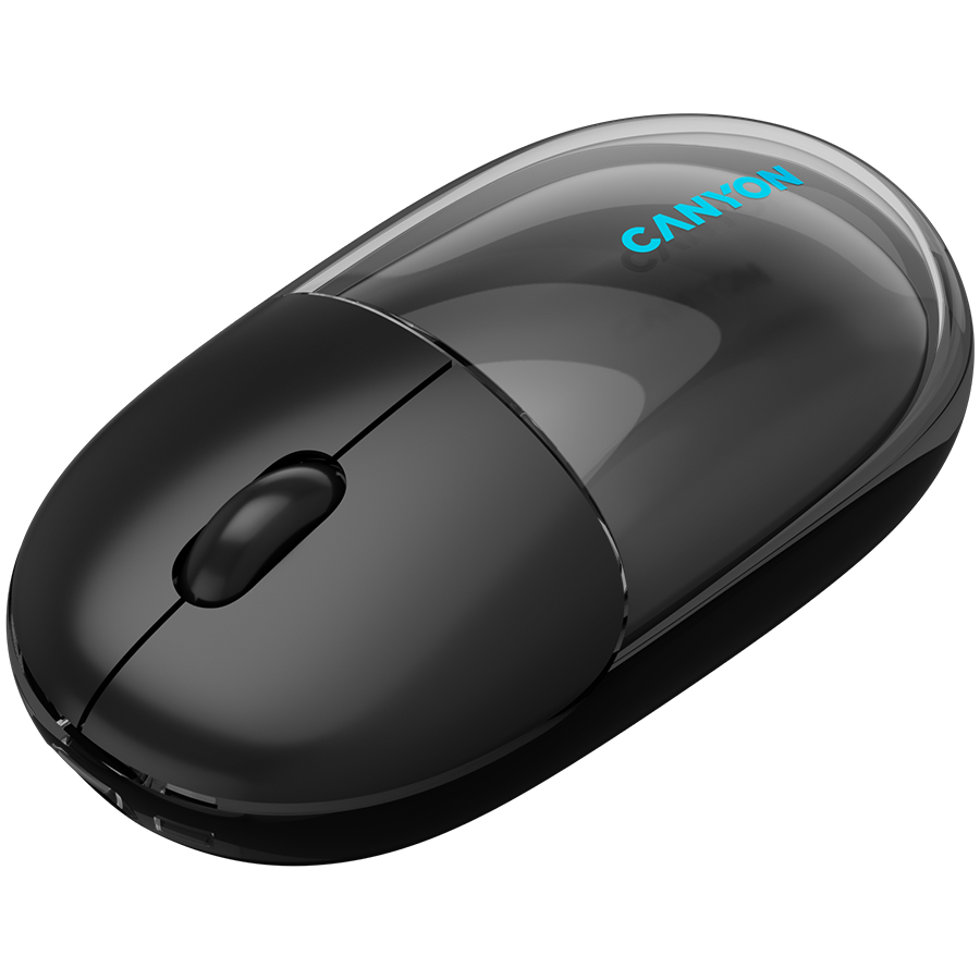 CANYON mouse OnClick 24 BT/ Wireless Transparent/Black - slika 5