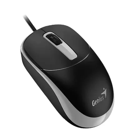 Genius miš DX-123, USB,optički, 1200 dpi, 3 tipke, crno-sivi - slika 6
