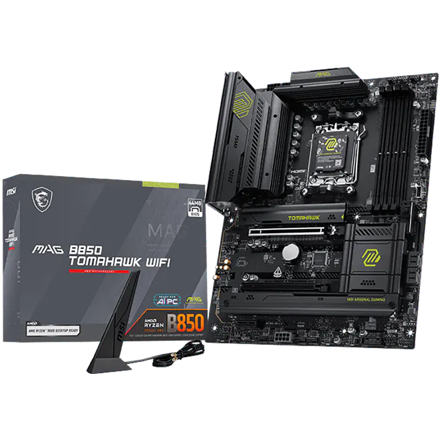 MSI MAG B850 TOMAHAWK WIFI, Socket AM5, 4x DDR5, WiFi7