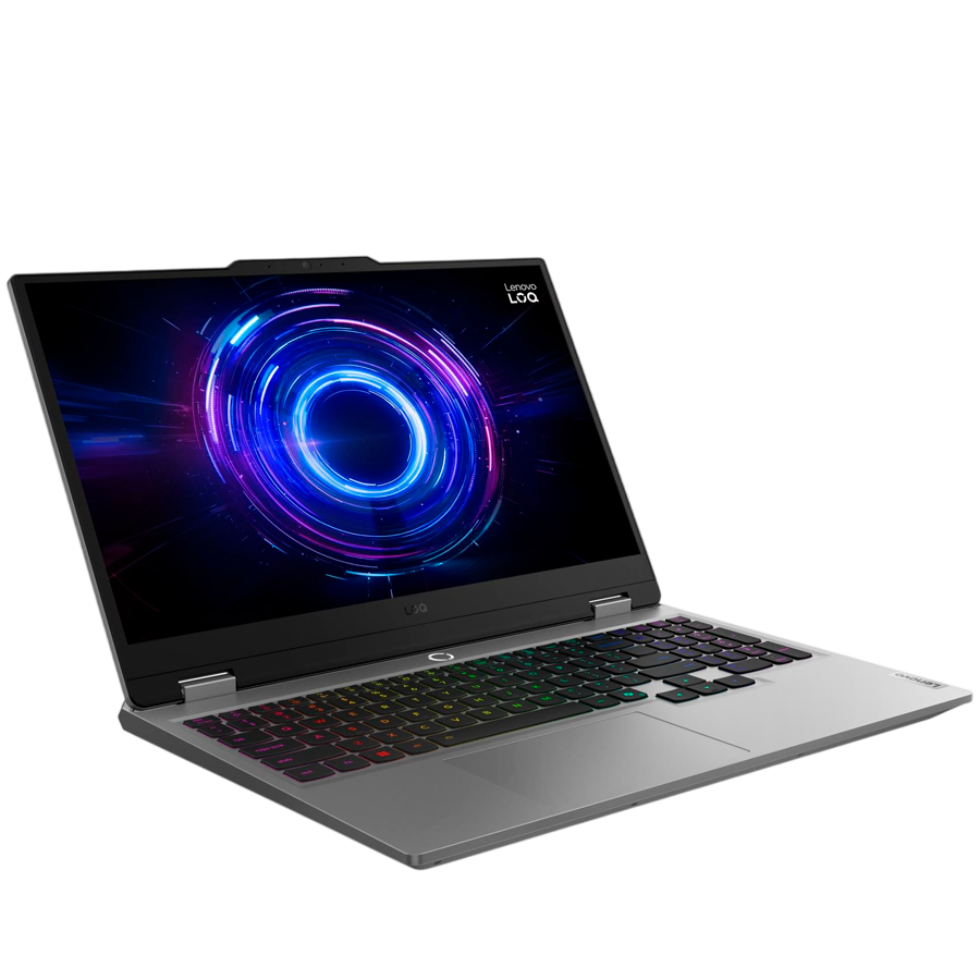 LENOVO LOQ 15IRX10 15.6" FHD IPS, Intel Core i7-13700HX, 16GB DDR5, NVIDIA GeForce RTX 5050 8GB GDDR7, 512GB SSD, 3x USB A, USB-C, HDMI, RJ45, WiFi-6, BT5.2, BH White BL Kyb, 60Wh, No OS, Luna Grey, 2 - slika 2