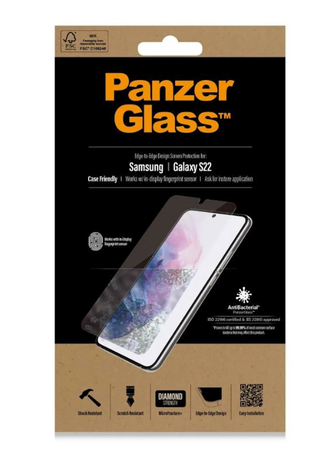 Zaštitno staklo PanzerGlass Samsung Galaxy S22 5G - slika 2