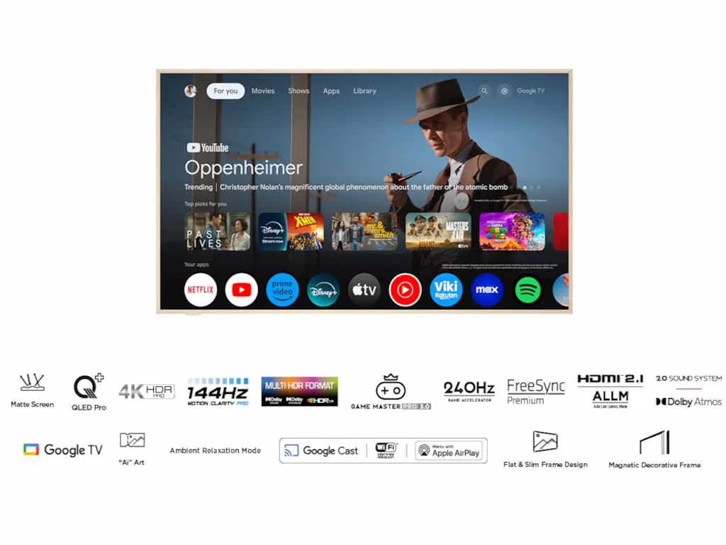 TCL TV NXTVISION 4K QLED 55A300W - slika 2
