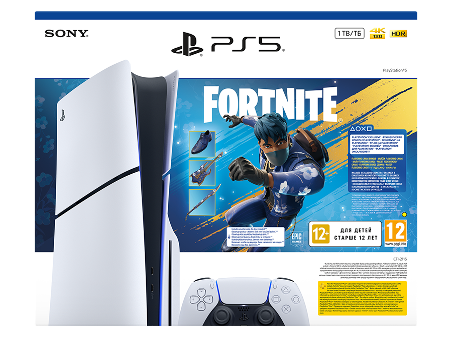 PlayStation 5 Slim E chassisFortnite Flowering Chaos VCHdisk ver.1TB,sa optikom