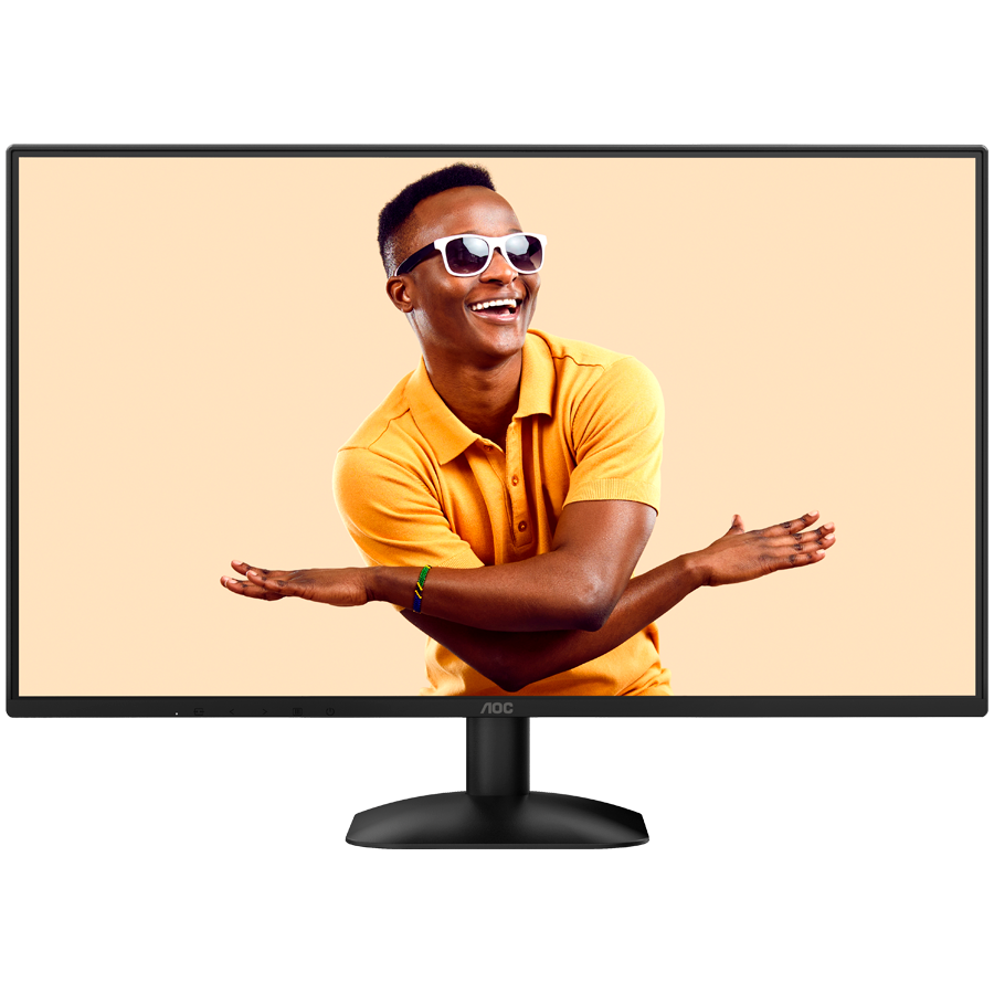 AOC Monitor 27B31H 27" IPS, 1920x1080, 120Hz, 1ms MPRT, 300 cd/m2, 1500:1, Adaptive Sync, VGA, HDMI, Tilt, Black, VESA, 3y