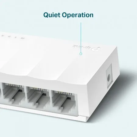 TP-Link LiteWave 5-Port 10/100Mbps Desktop Switch, 5 10/100Mbps RJ45 Ports, Desktop Plastic Case, Green Ethernet technology - slika 4