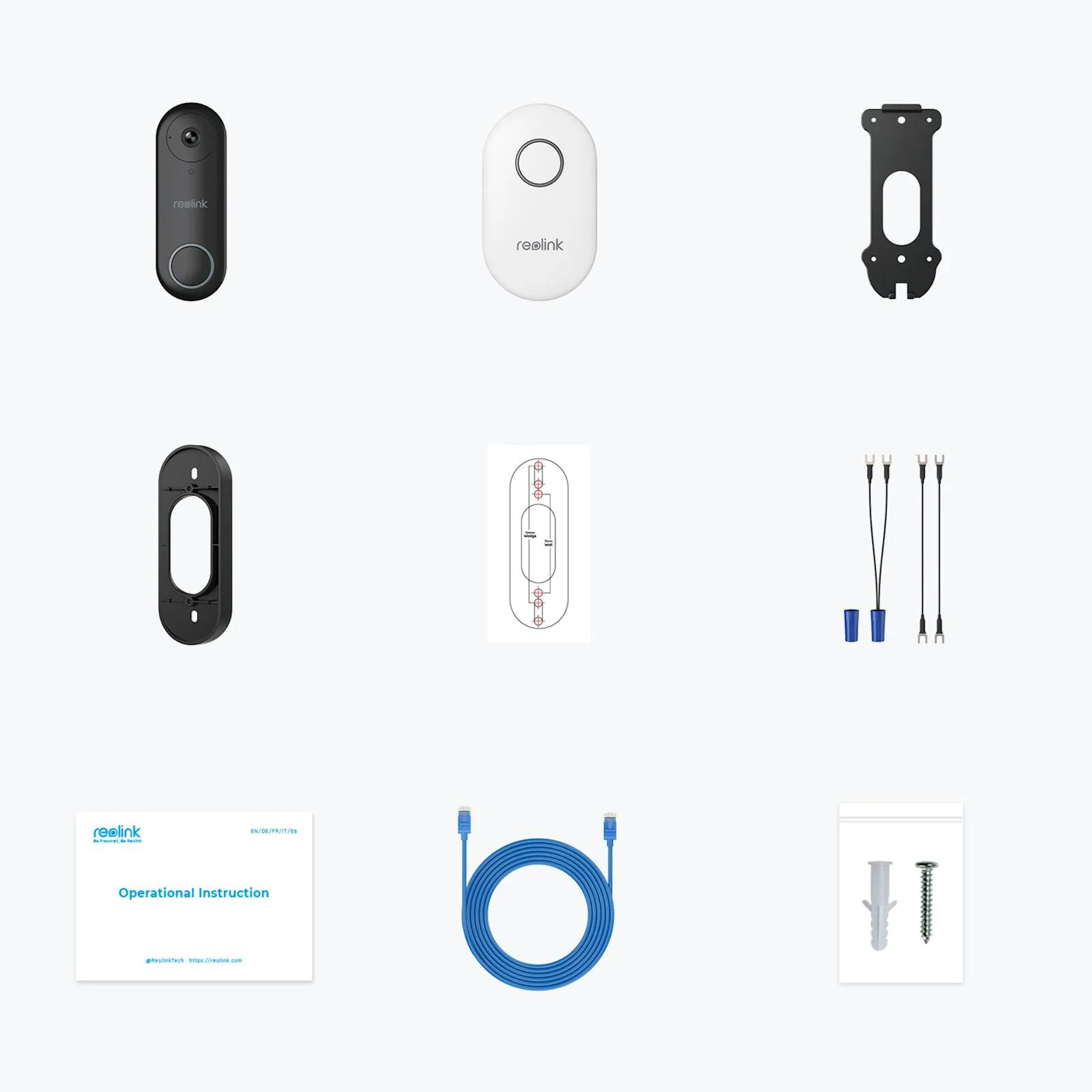 Reolink Smart Doorbell kamera D340P, 2K+, PoE - slika 3