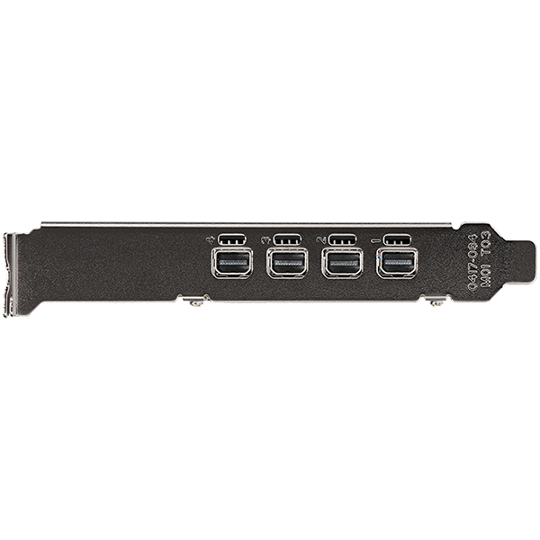 PNY NVIDIA T1000 4GB LowProfile OEM Version, PCI-Express 3.0 x16, LP, 4 GB GDDR6 128-bit, 4x Mini DP 1.4, 1x LP bracket - slika 3