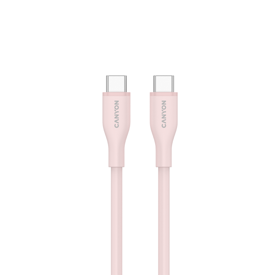 CANYON cable CC60SC10 C-C 60W 1m Silicon Pink Sand - slika 2