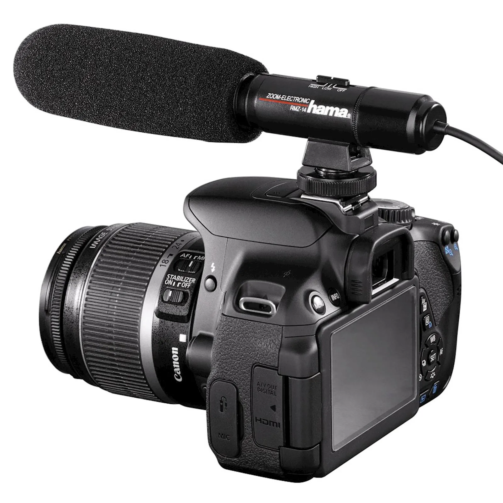 Mikrofon HAMA RMZ-14 direkcijski, stereo