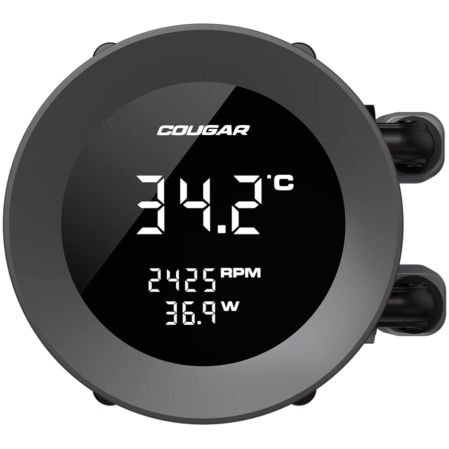COUGAR Poseidon Vistek ARGB 240 AiO Liquid Watercooling - Black - slika 3
