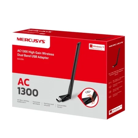 Mercusys MA30H High Gain Wireless Dual Band USB Adapter - slika 3