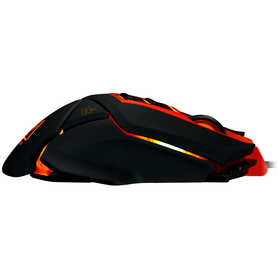 CANYON Optical gaming mouse, adjustable DPI setting 800/1000/1200/1600/2400/3200/4800/6400, LED backlight, moveable weight slot and retractable top cover for comfortable usage - slika 4