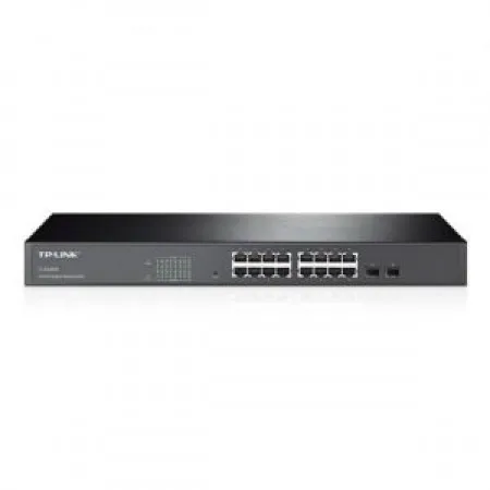 TP-Link TL-SG1218MPE 16-Port Gigabit PoE+ Easy Smart Switch,16 Gigabit PoE+ RJ45 Ports,2 x SFP, 2× combo gigabit SFP slots,802.3at/af,250W PoE Power,1U 19-inch Rack-mountable Steel Case,MTU/Port/Tag-b - slika 6