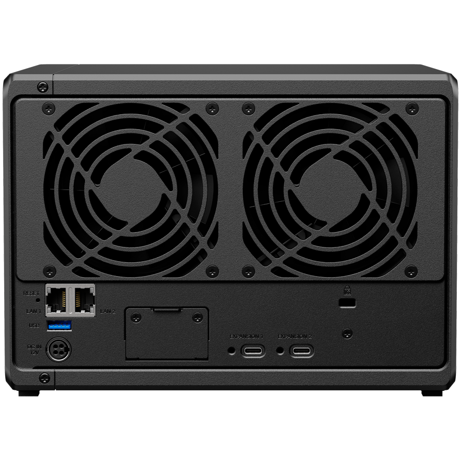 Synology DiskStation DS1525+ Tower, 5-Bays 3.5'' SATA HDD/SSD, 2 x M.2 2280 NVMe SSD slot, CPU AMD Ryzen V1500B 4-core 2.2 GHz, 8 GB DDR4 ECC SODIMM, 2x RJ-45 2.5 GbE LAN Port; 2x USB 3.2; 1 xUSB Type - slika 7