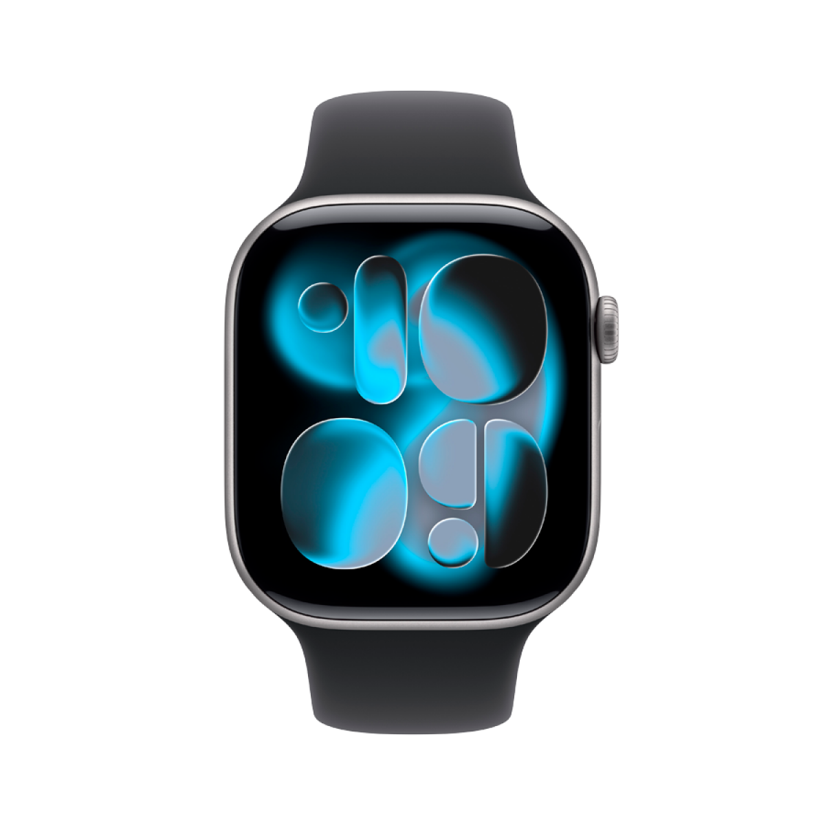 Apple Watch Series 11 GPS 46mm Space Grey Aluminium Case with Black Sport Band - M/L,Model A3333 - slika 6