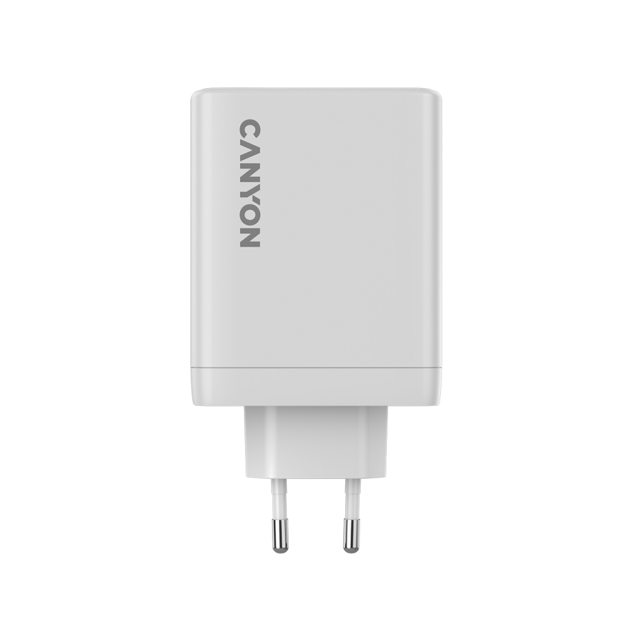 CANYON charger OnCharge 120 GAN Total 120W MAX 3 USB-C +1 USB-A White EU plug - slika 2