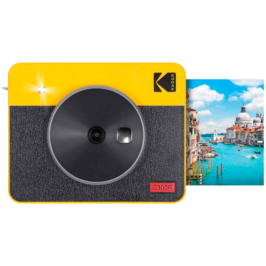KODAK Mini Shot 3 Retro 4PASS 2-in-1 Instant Digital Camera and Photo Printer