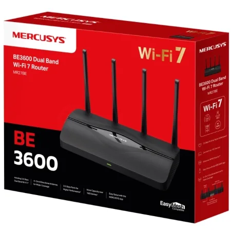 Mercusys MR27BE BE3600 Wi-Fi 7 Dual Band Router - slika 4