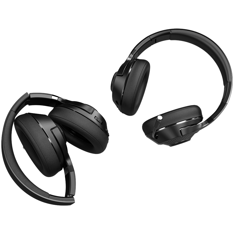 LORGAR Noah 500, Wireless Gaming headset with microphone, JL7006, BT 5.3, battery life up to 58 h (1000mAh), USB (C) charging cable (0.8m), 3.5 mm AUX cable (1.5m), size: 195*185*80mm, 0.24kg, black - slika 4