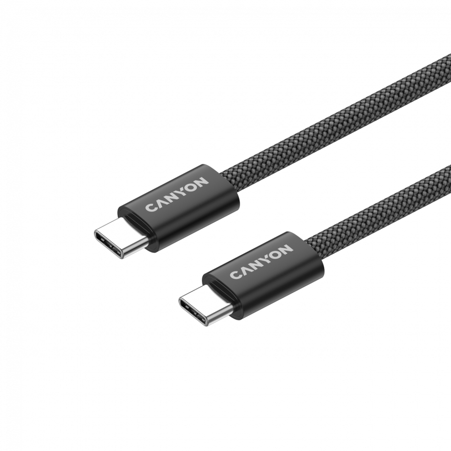 CANYON cable OnWire 60MG C-C 60W Magnet Braided 1m Black - slika 3