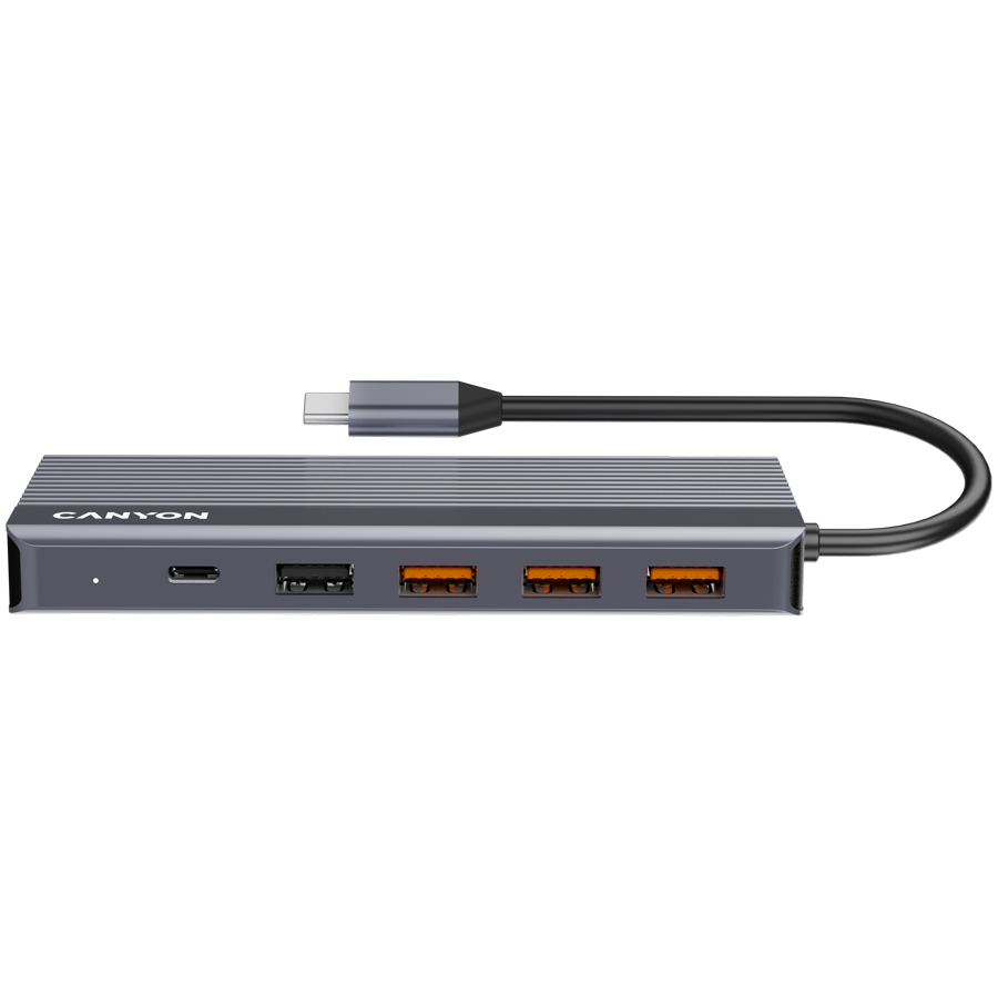 CANYON hub DS-16 13in1 4k USB-C Grey - slika 4
