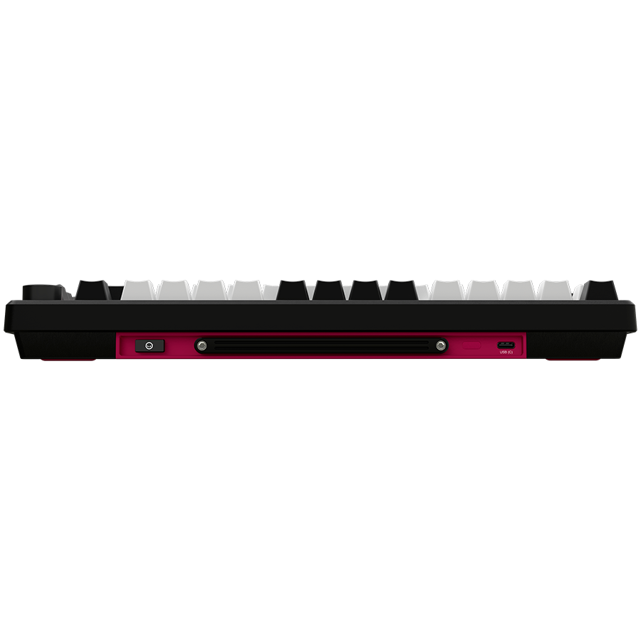 LORGAR KBP7075W, Wireless 75% Mechanical Gaming Keyboard Pro, Black/red, EN layout - slika 6
