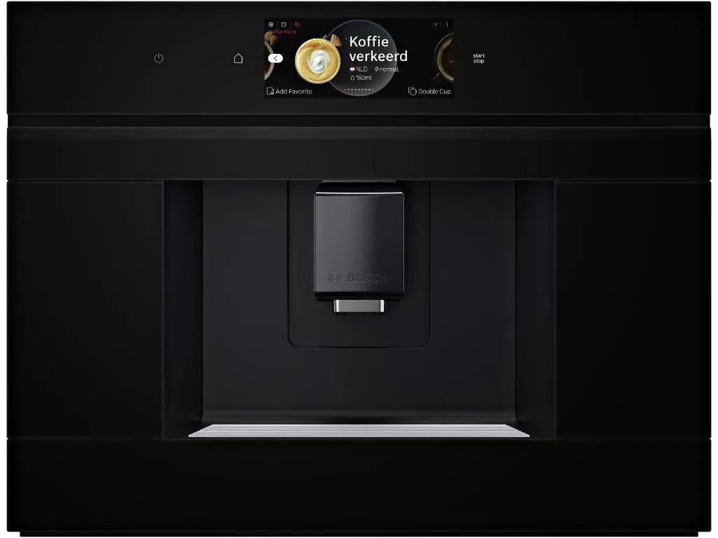 Bosch ugradbeni caffe aparat Serie 8| Crni,30 postavki,Aroma Select, AutoMilk Clean