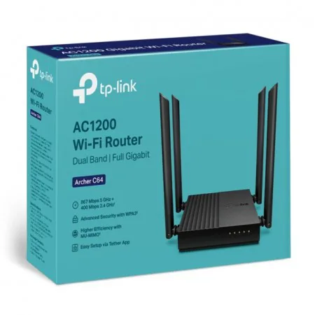 TP-Link ARCHER C64/AC1200Wireless MU-MIMO WiFi Router - slika 8