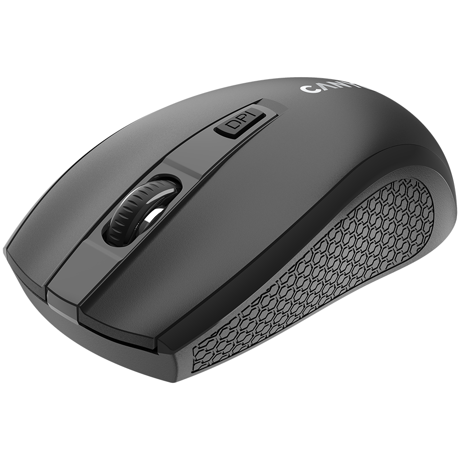 CANYON MW-7, 2.4Ghz wireless mouse, 6 buttons, DPI 800/1200/1600, with 1 AA battery ,size 110*60*37mm,58g,black - slika 2