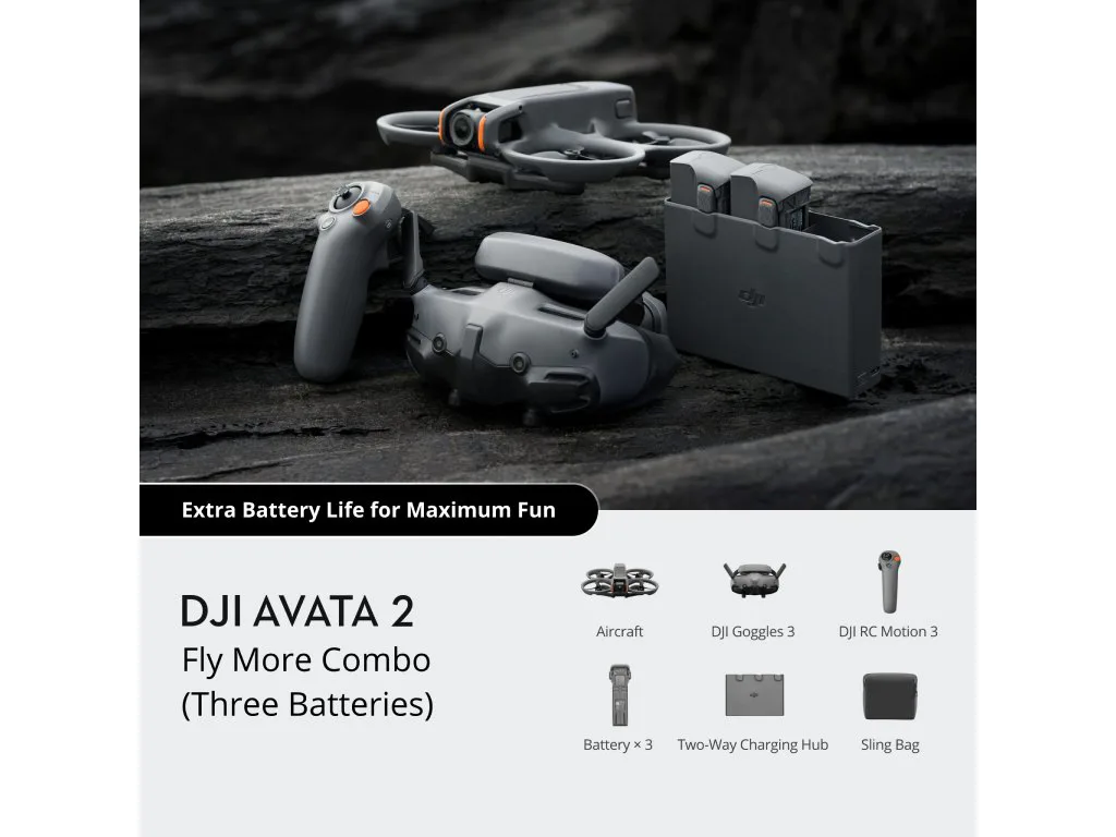 DJI Avata 2 Fly More Combo 3B(Three Batteries)NOVA CIJENA - slika 5