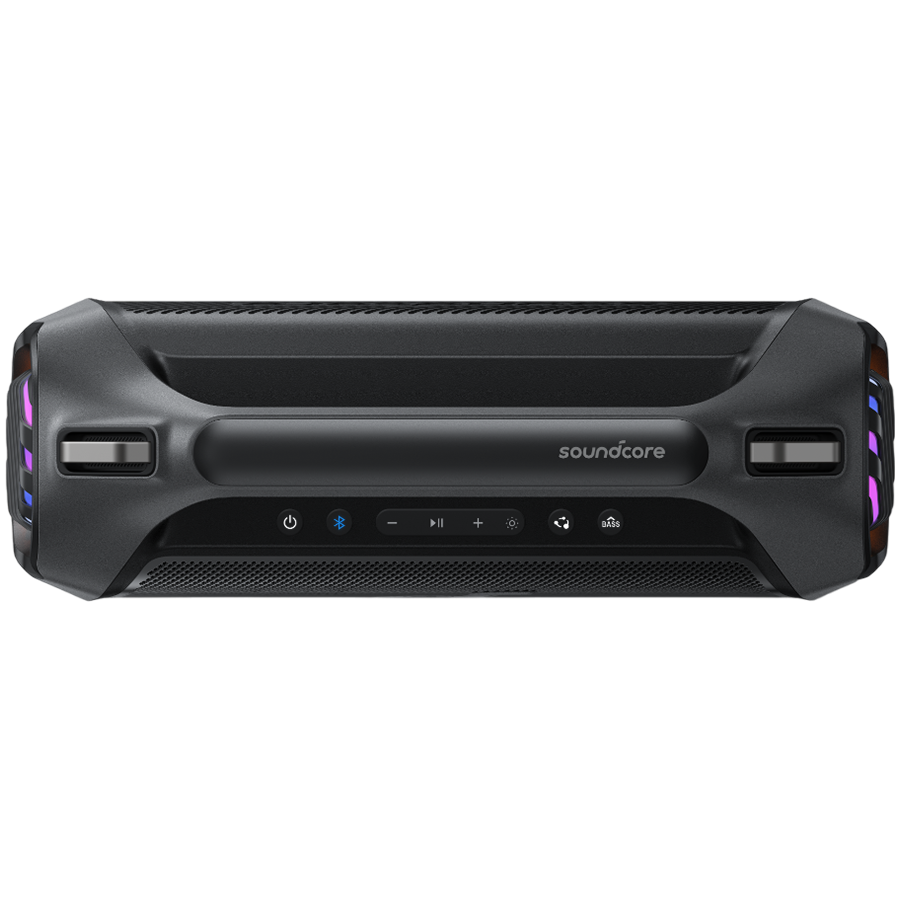 Anker, soundcore Boom 2 Plus Black Speaker, 140W, 20-Hour Playtime, 30W Fast Recharging, BassUp 2.0, 103dB Loud Sound, BT 6.0, Waterproof (IPX7) Floatable - slika 4