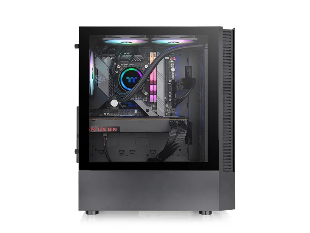 Thermaltake View 200 TG ARGB Mid tower, Tempered glass, 3x 120mm ARGB Lite fan - slika 3