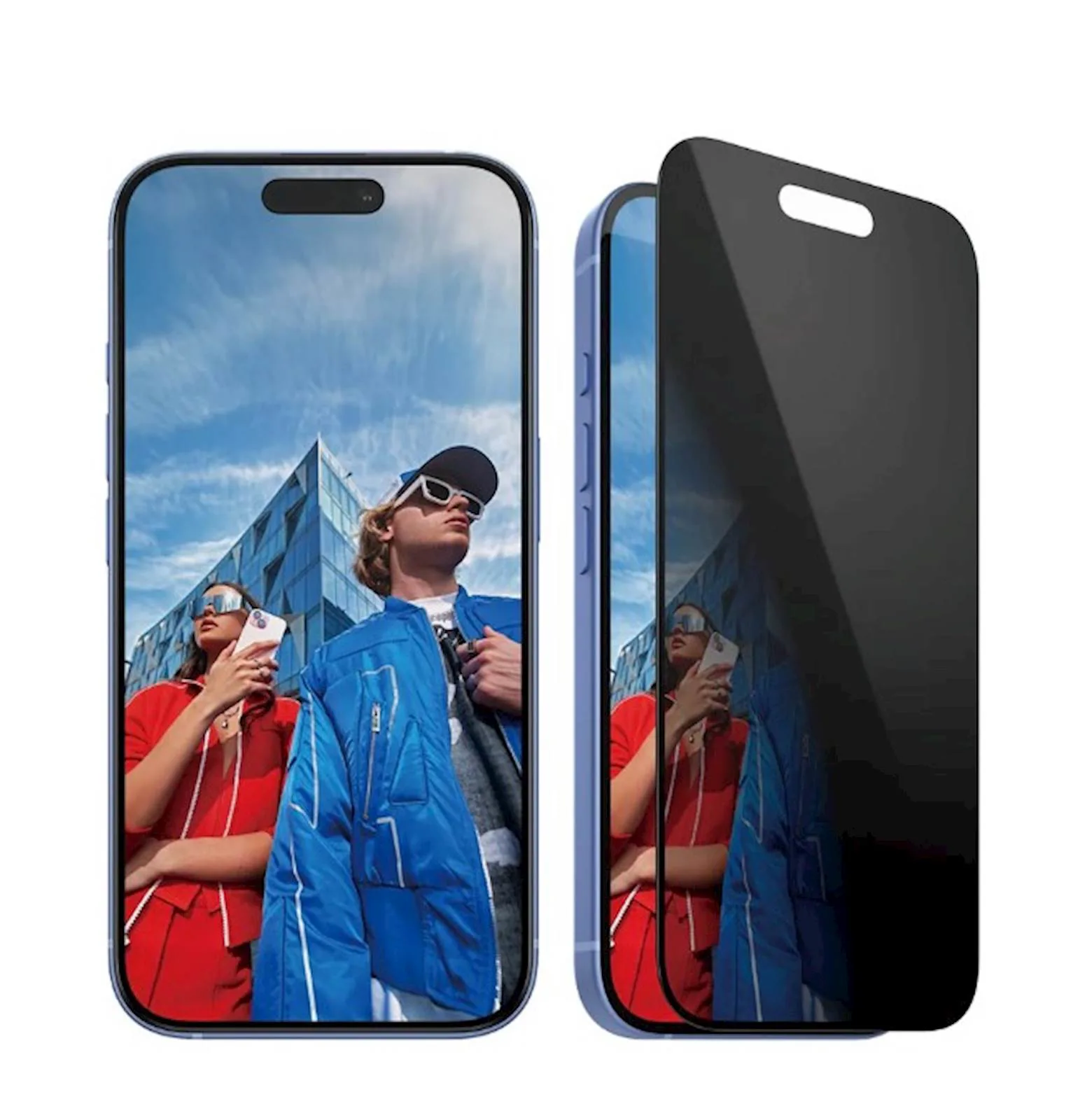 Zaštitno staklo PG iPhone 16/15 Privacy - slika 2