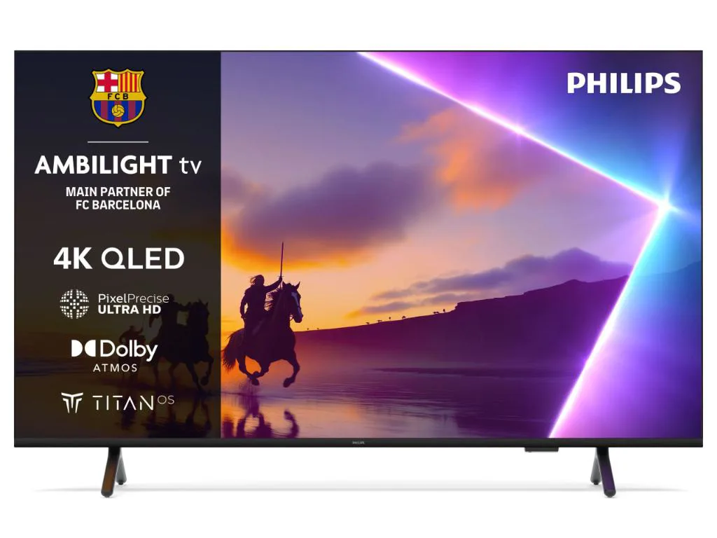 Philips TV QLED 85PUS8510/12, AMBILIGHT 4K QLED 4K TV, 215.9 cm (85''), Titan OS Pametna platforma, P5 Image processor, Dolby Atmos - slika 2