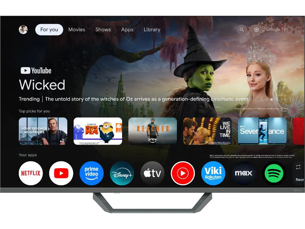 TESLA TV QLED Q43E655GUS UHD QLED powered by Google TV UHD  Voice Control - slika 5