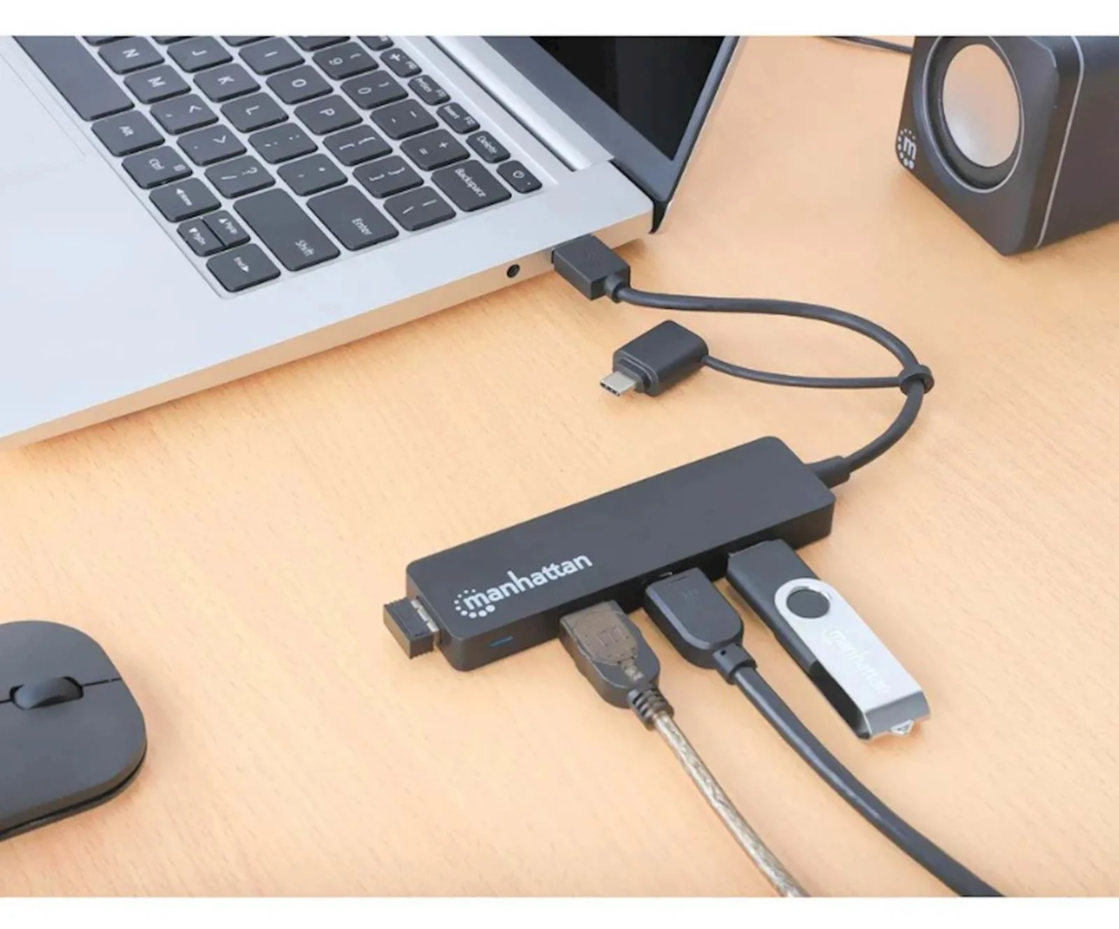 Hub MANHATTAN s 4 USB 3.0 Type-C/Type-A priključka - slika 6