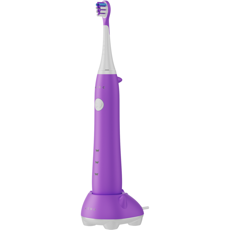 Wireless Tooth Brush, Violet, 3 Brush Heads, 600mAh, Function: Sensive, Clean, Whitening, Sweep, Smart Remind