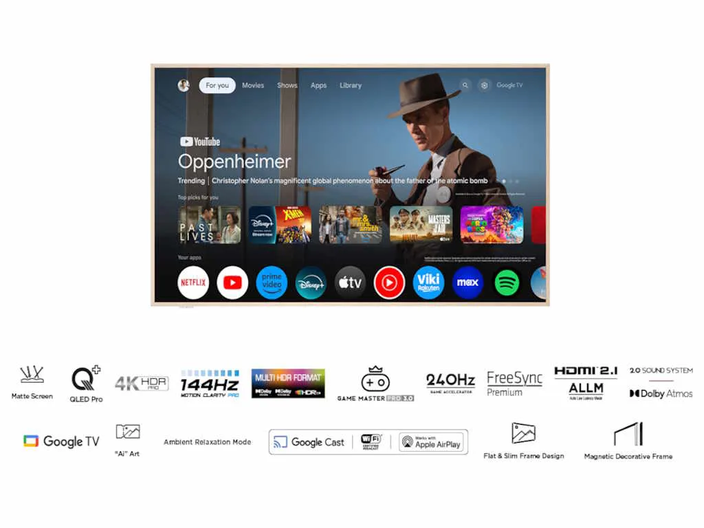 TCL TV NXTVISION 4K QLED 65A300W - slika 3