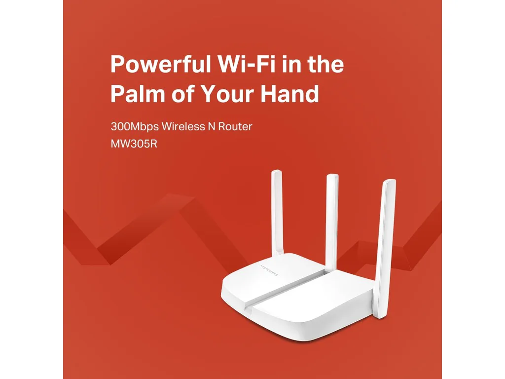 Mercusys MW305R 300Mbps Wireless N Router, 1 x 10/100 WAN Port + 3 x 10/100 LAN Ports, 3 x 5 dBi fixed omni directional antennas, WDS bridge,IPv4,IPv6,Dynamic DNS,DHCP,Port Forwarding,2.4GHz guest net - slika 8