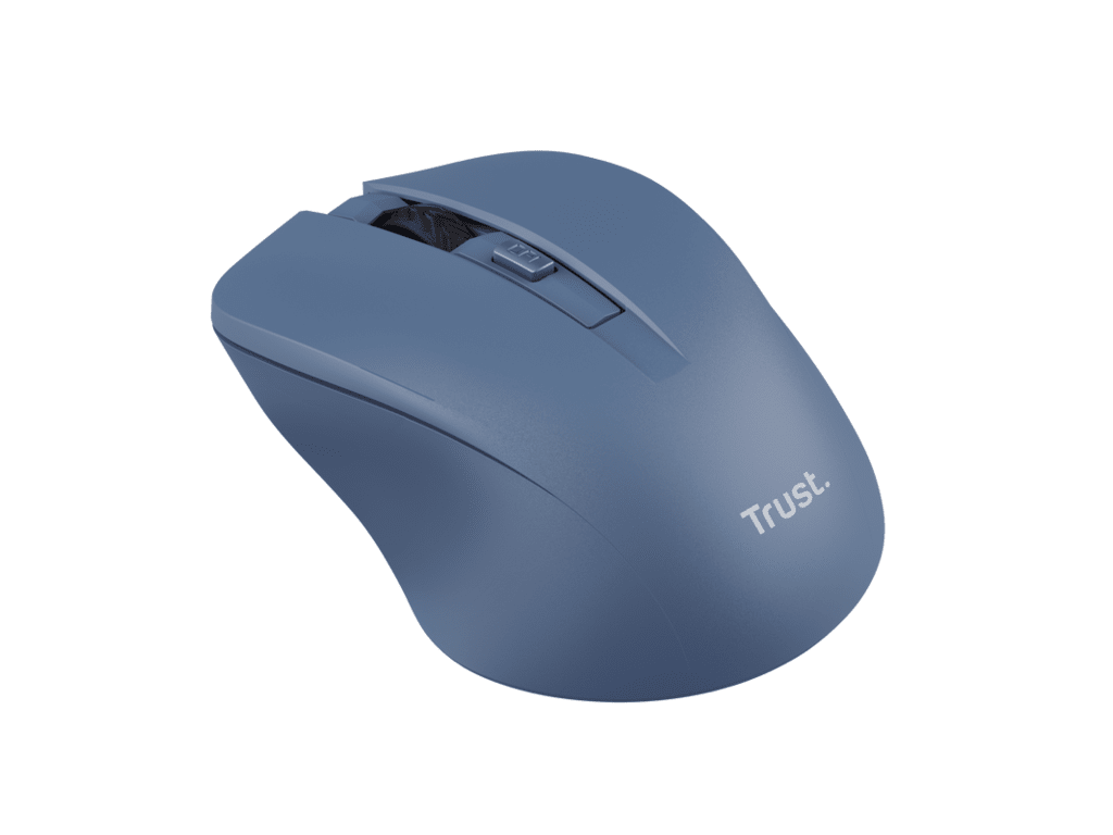 Trust Mydo silent wireless miš wireless plavi, DPI 1000-1800 obje ruke, 4 tipki, tihi - slika 3